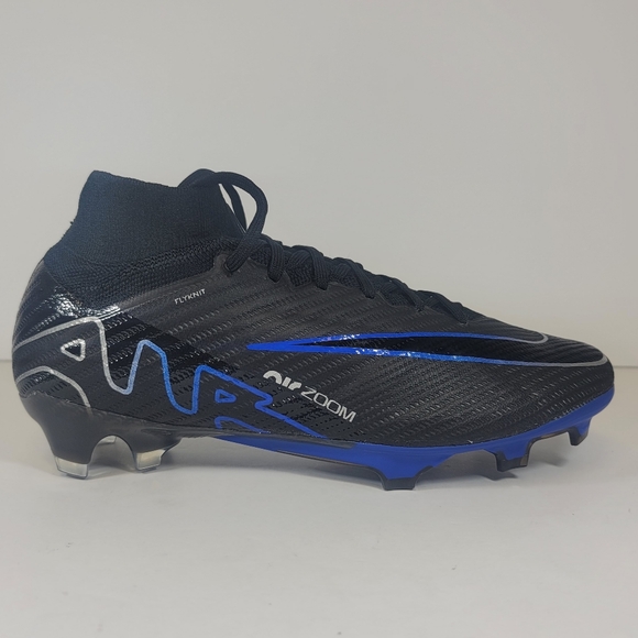Nike Zoom Superfly 9 Elite FG Black Blue DJ4977-040 Men\'s Size 6 Cleats Wmns 7.5 main image 8